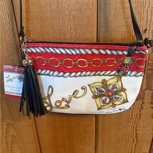 Brighton Love Glitter & Go Pouch NWT